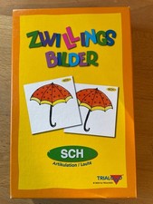 Zwillingsbilder, Trialogo SCH und K -2  logopädisches Memory Spiele
