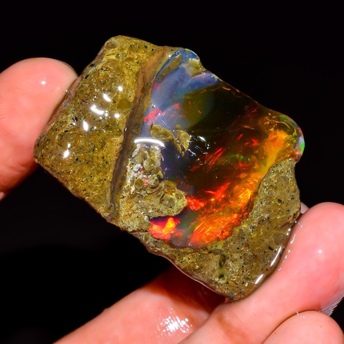 äthiopischer opal rohstein - Äthiopischer,
