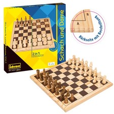 Chess & Checkers Game, 2 in 1