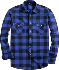 Herren Langarm Hemd Flanell