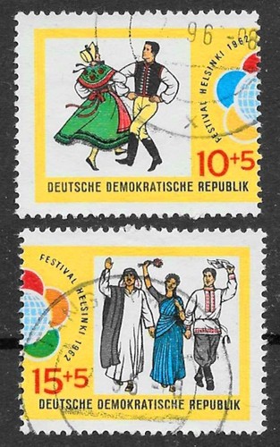 Ddr 905 906 gestempelt - o, /