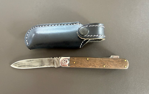 Damast klappmesser vintage vdb - damast,
