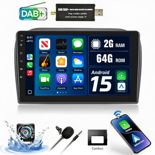 Dab kam autoradio android 15 - dab+,