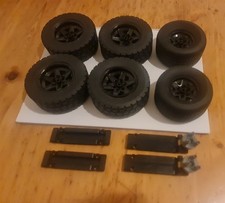 Lego 6 x 18450 Reifen m. Felge