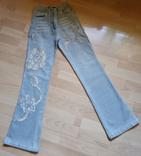 ??Lady M Damen - MädchenJeans Größe S mit Spitze?