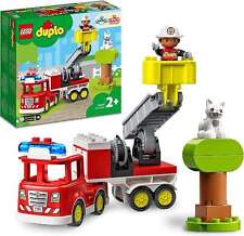 LEGO 10969 DUPLO Feuerwehrauto, mit Feuerwehrmann und Katze