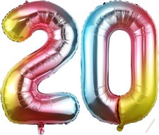 20 Geburtstag Deko zahlen