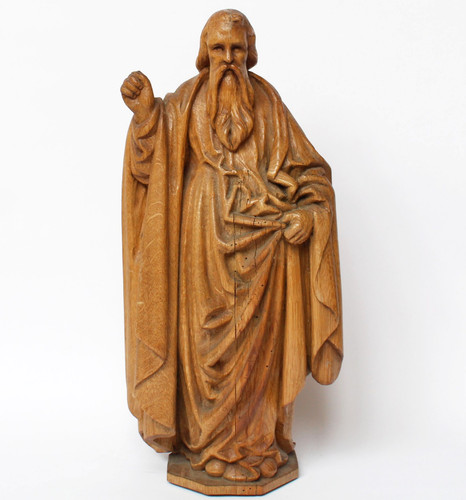 Antike holz figur - antike,