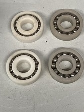 Kunststoff Rillenkugellager 25 x 62 x mit V4a Stahlkugeln