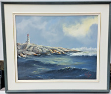 MARITIMES BILD - LEUCHTTURM IN