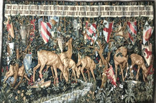 Gobelin Wandteppich Hirsche