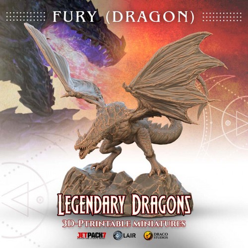Druck dragon fury - dragon,