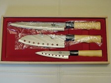 ART-LAND Messer-Set "Nara" (3-teilig) im Asia Design zu verkaufen