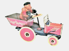 gsTOP GSCOM POPEYE "BLUTO DIPPY DUMPER " MARX 1930s, W/U OK,SEHR GUT/VERY GOOD !