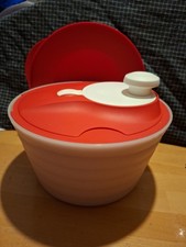 Tupper - Tupperware - Salatschleuder - rot