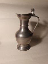 Zinnkrug Zinnkanne mit Deckel