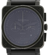  Bell & Ross Phantom Chronograph Automatik Ref. BR 03-94 S  Box + Papiere