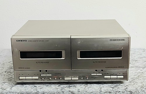Onkyo stereo double cassette - double,