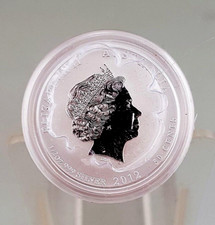 1 Rolle (20 Stü) Silbermünzen Australien 2012, 999er, SP, Year of the Dragon