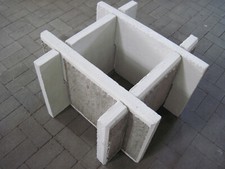 Pflanzkübel 4 Stecksteine Element B70xH45cm Lichte ~35x35cm