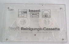 KNOSTI Profi Reinigungs-Kassette für MC / vtg head cleaner tape cassette german