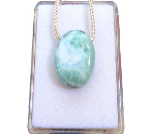 Larimar cabochon anhänger - larimar,