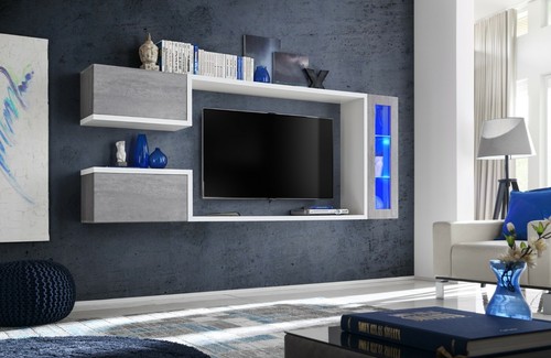 Wohnwand anbauwand wohnzimmer - wohnwand,