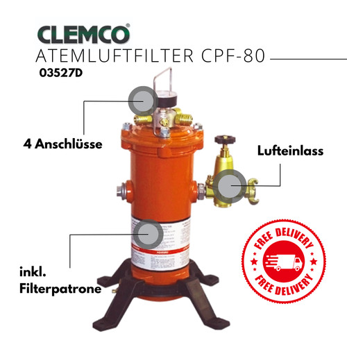 Clemco 03527d atemluftfilter - 03527d,