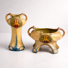 Julius Dressler Keramik Vase