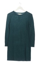 ESPRIT Strickkleid Damen Kleid Gr. DE 34 petrol Casual-Look