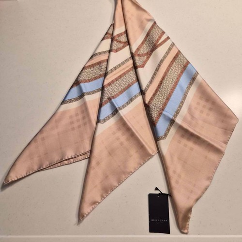 Burberry karo seidentuch mit - burberry,