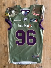 Game Worn Frankfurt Galaxy #96.