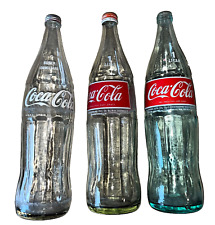3 Coca Cola  1 Liter Flaschen 80er Jahre Ausland