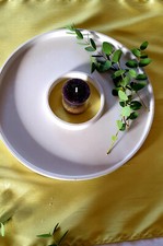 Beton Dekoration Deko Betonteller dekoratives Tablett Betonring Dekoring 30cm