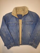 Vintage Picaldi Jeans Jeansjacke Blau Gefüttert 100% Baumwolle