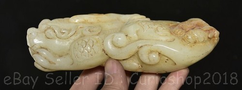Old chinese white jade - 5.6",