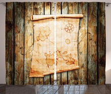 Abakuhaus, Pirat Rustikale Gardine , 280 cm x 175 cm