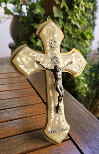 Vintage wandkreuz kruzifix - kruzifix, ca
