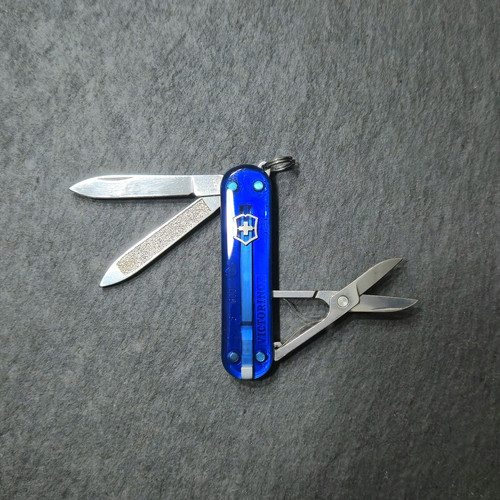Victorinox classic 58mm blau - victorinox,