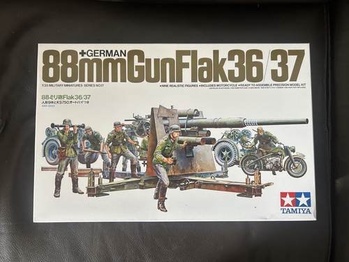 88mm flak tamiya - 1:35, bausatz