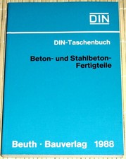 DIN Taschenbuch 5 - Beton- und Stahlbeton-Fertigteile - Bauwesen 1 - Beuth 1988