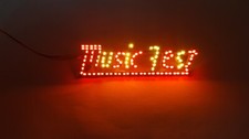 Light sign for MUSIC FEST