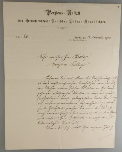 Autograph opernsänger - autograph,