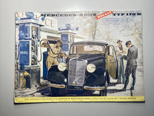 ca. 1950 Prospekt Mercedes
