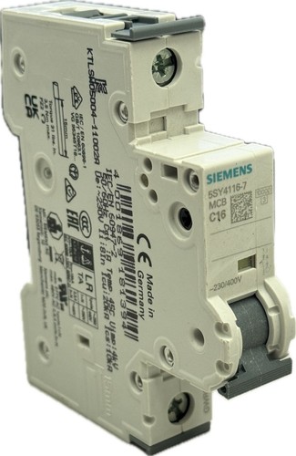 Siemens 5sy41 mcb c16 - siemens,