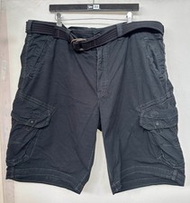 Jet Lag Take off 3 gold Herren Cargo Shorts mit Gürtel schwarz Größe 44