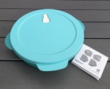 Tupperware Mikrowelle Micro Tup Menüteller türkis/ weiß TOP!!! Tupper 