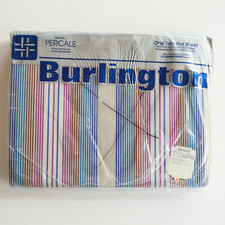 Vtg Burlington Percale No Iron