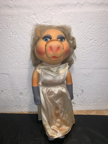 Vintage miss piggy bendy - vintage, puppe