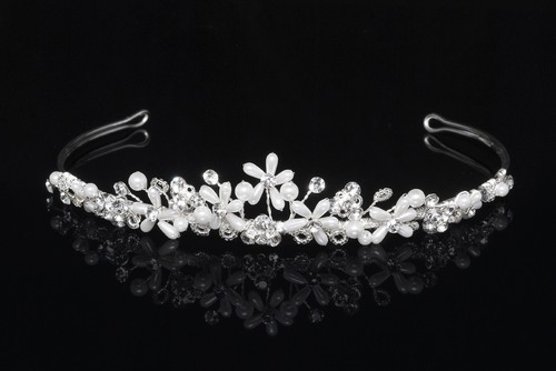 Diadem silber mit - nr., 3